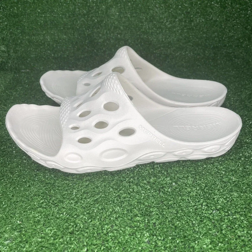 Merrell Hydro Slide Women’s White Sandal - Men’s Shoes Size 8.5 Women’s 10 - Picture 4 of 11